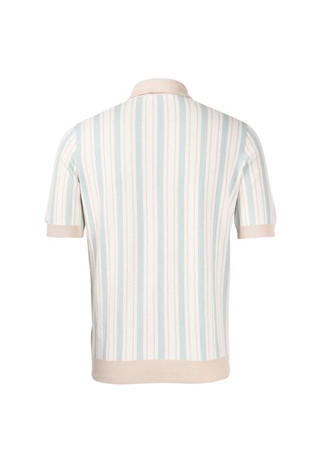 Polo Gran sasso Jacquard uomo 4311820738 Beige camicia cotone jacquard spina di pesce Gran sasso | Polo | 4311820738010